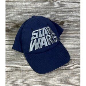 Disney Parks Star Wars Adjustable Navy Blue Snapback Hat Cap